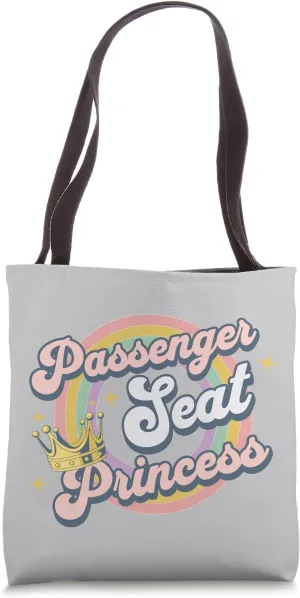 Passenger Seat Princess Retro - Funny Groovy for Girlfriend Tote Bag