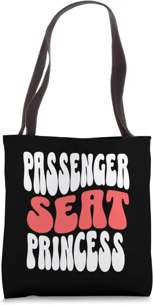 Passenger Seat Princess Retro - Funny Groovy for Girlfriend Tote Bag