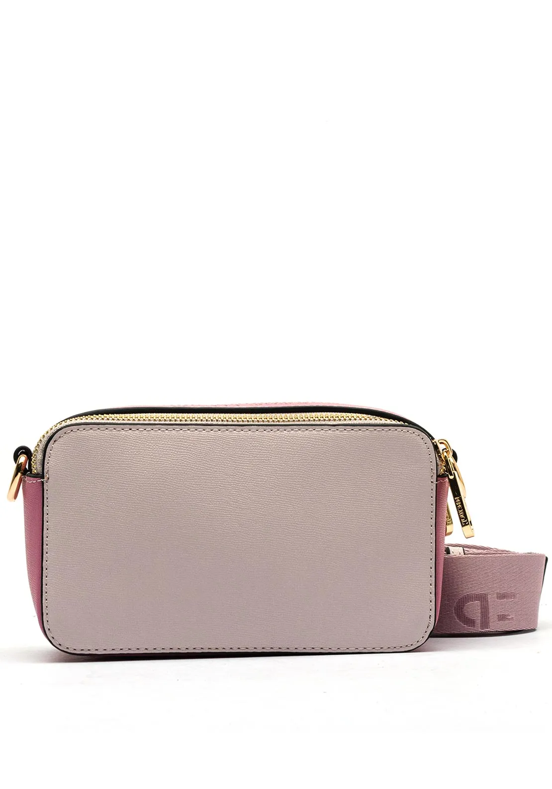 Pepe Moll Faux Pebbled Leather Camera Bag, Mauve