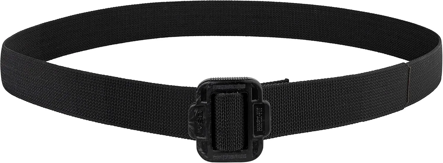 Perfect Fit Heavy Duty Nylon Tactical Training Belt Twofold 1.5-Inch Black