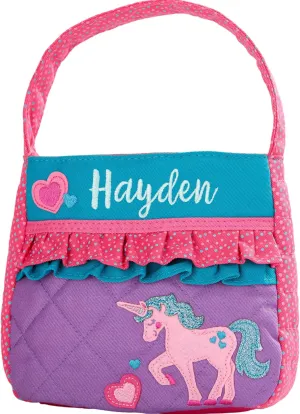 Personalization Universe Unicorn Embroidered Purse by Stephen Joseph