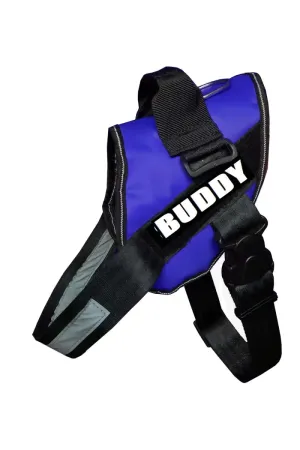 Petshop7 Buddy Safty Nylon Dog Harness (Small , Blue)