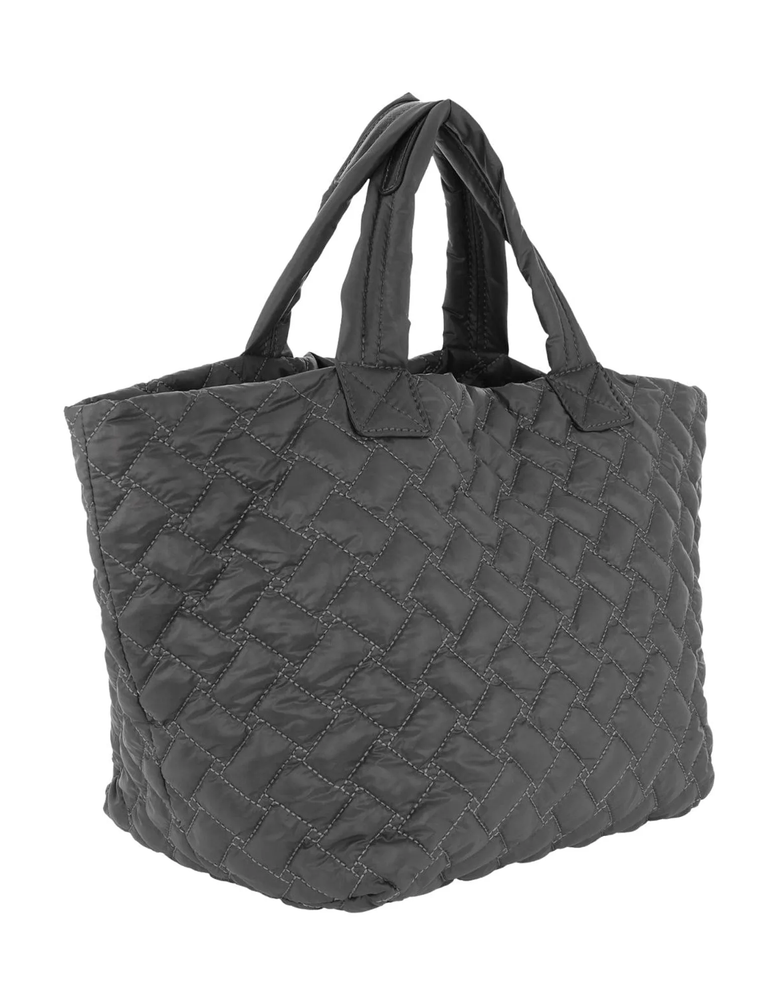 Pierre Cardin Ladies Nylon Small Quilted Tote Bag in Grey
