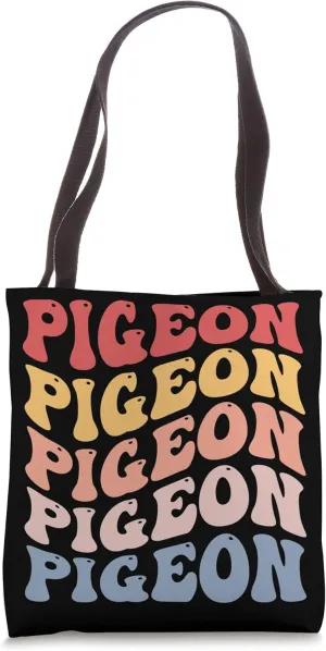 Pigeon Groovy Tote Bag