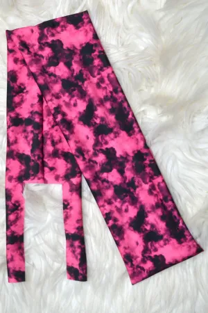 Pink Tie Dye Tail Bag