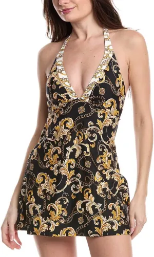 Plunge Swim Dress