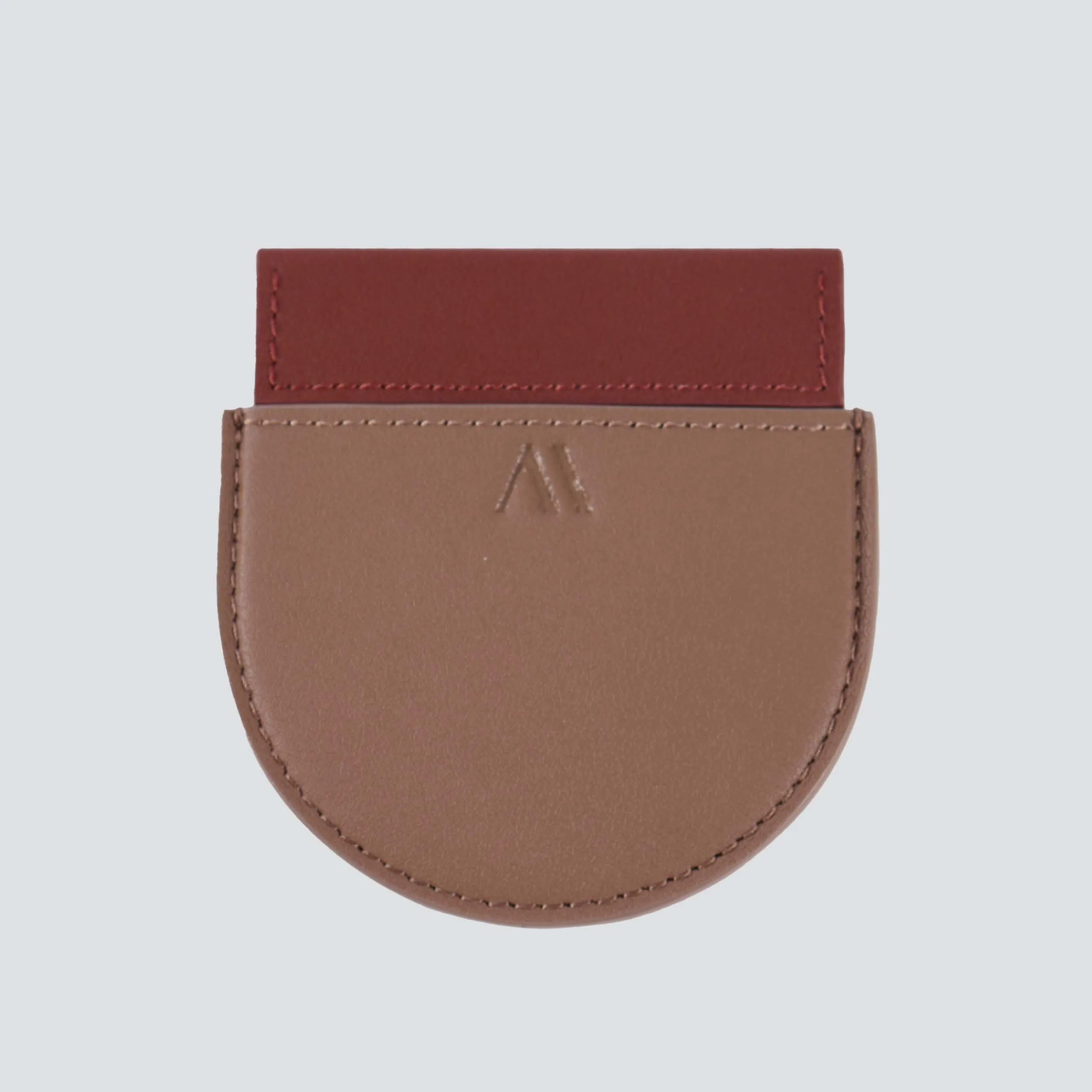 Pocket mirror Warm Taupe / Hazelnut