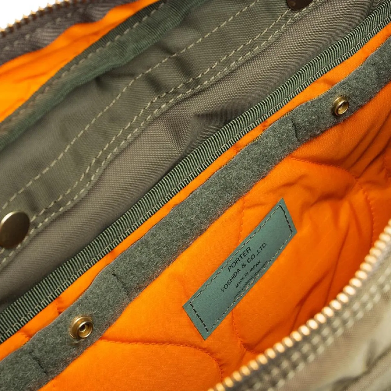 porter by yoshida force series shoulder bag (olive)