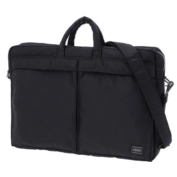 porter by yoshida tanker 2 way briefcase l (black)