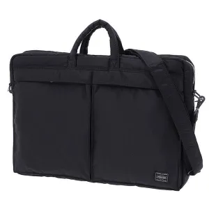 porter by yoshida tanker 2 way briefcase l (black)