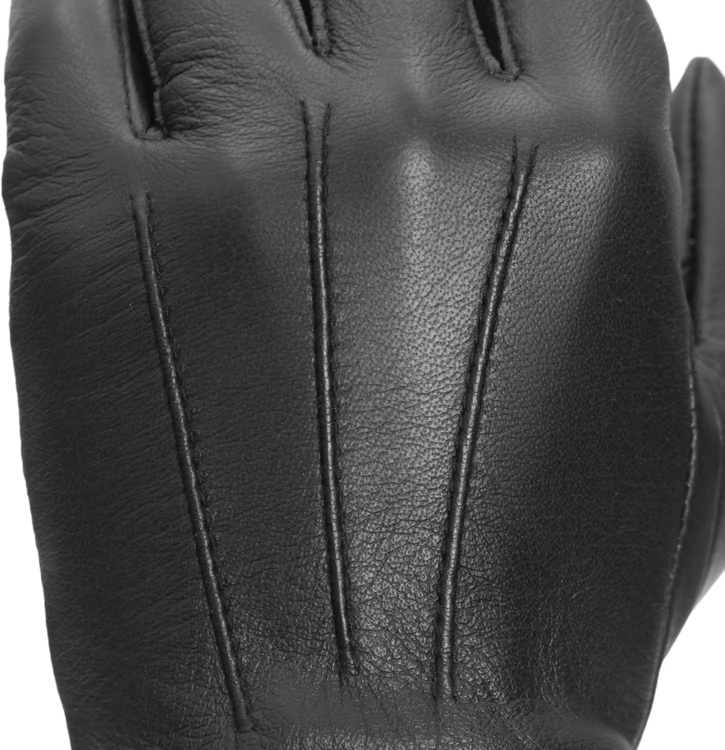 PRATT & HART Guardia Men’s Leather Police Gloves for Law Enforcement Officers, Shooting, and Driving (Black) Sheepskin