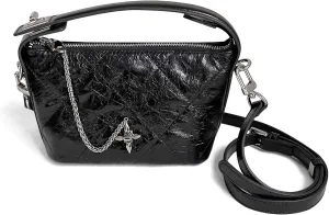 Premium Genuine Leather Purses for Women, Designer Crossbody Handbag, Versatile and Trendy Black Crossbody Bags