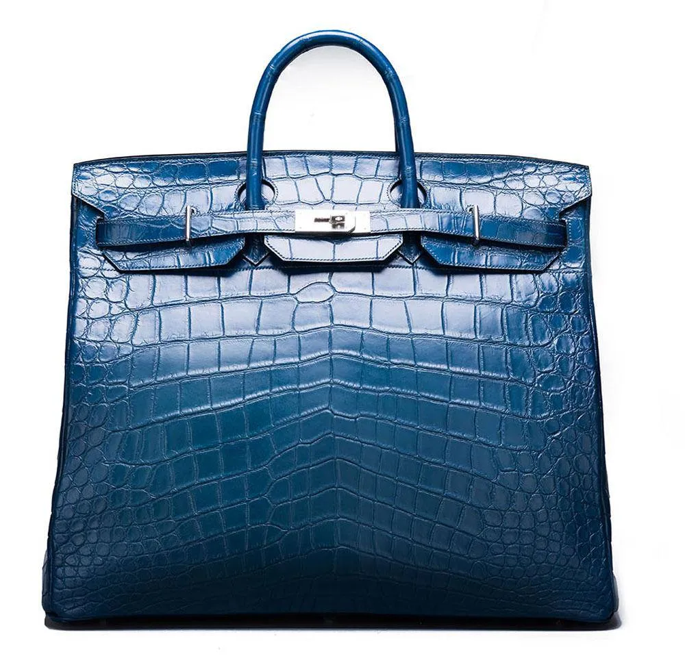 Preorder Crocodile Leather Extra Large Super Big Bag, Jumbo Storage Padlock Business Handbags Office Business Travel Bags