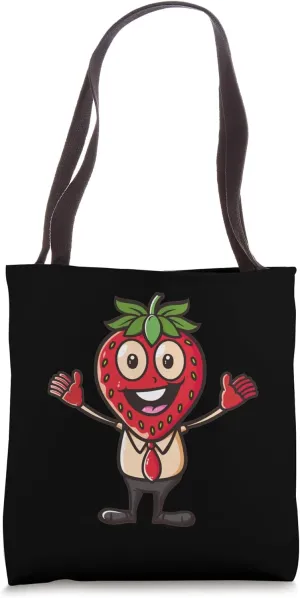 Pretty bureau Strawberry Costume for Suit and Tie Lovers Tote Bag