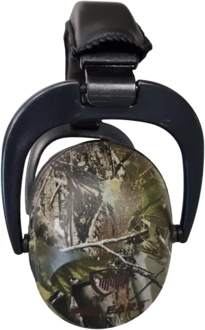 Pro Ears Ultra Sleek Passive Hearing Protection Ear Muffs for Long Use, Indoor and Outdoor Range, NRR 26, Adjustable & Padded