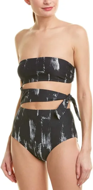 Proenza Schouler One-Piece Printed Bandeau Swimsuit