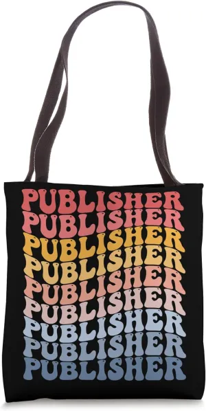 Publisher Groovy Retro Tote Bag