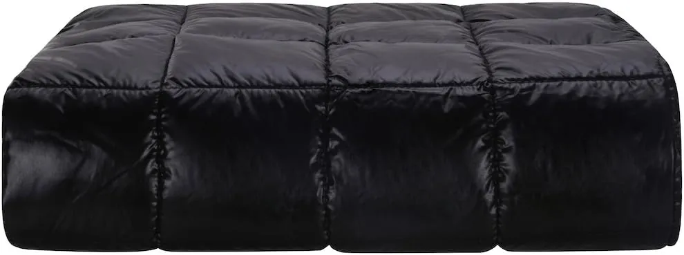 PUFF Quilted Nylon Ultra Light Throw, Black