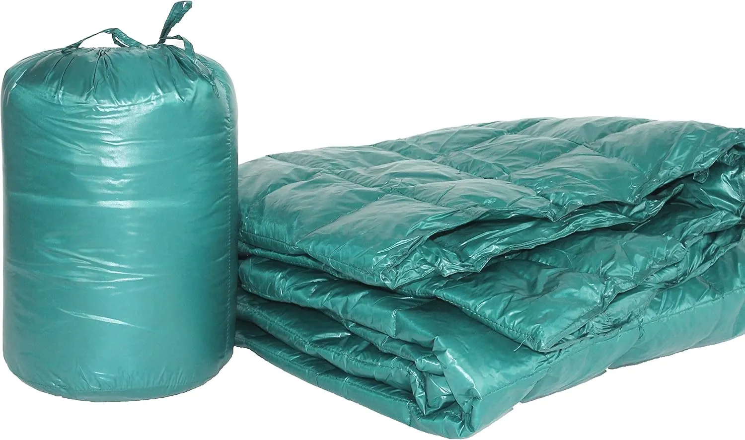 PUFF Quilted Nylon Ultra Light Throw, Peacock