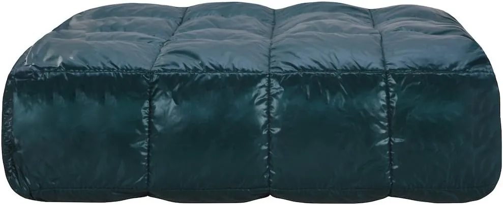 PUFF Quilted Nylon Ultra Light Throw, Peacock
