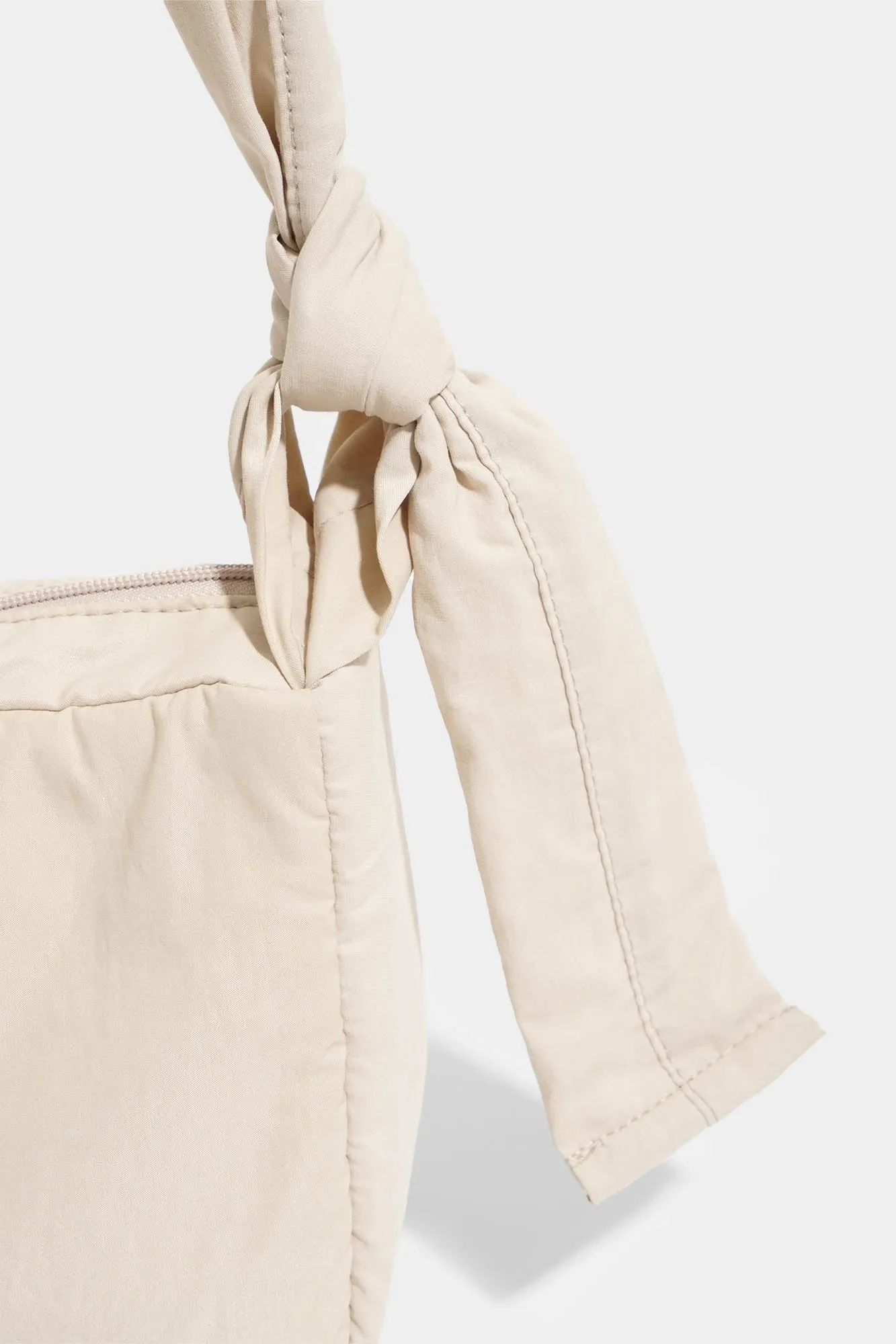 Puffy Nylon Shoulder Bag
