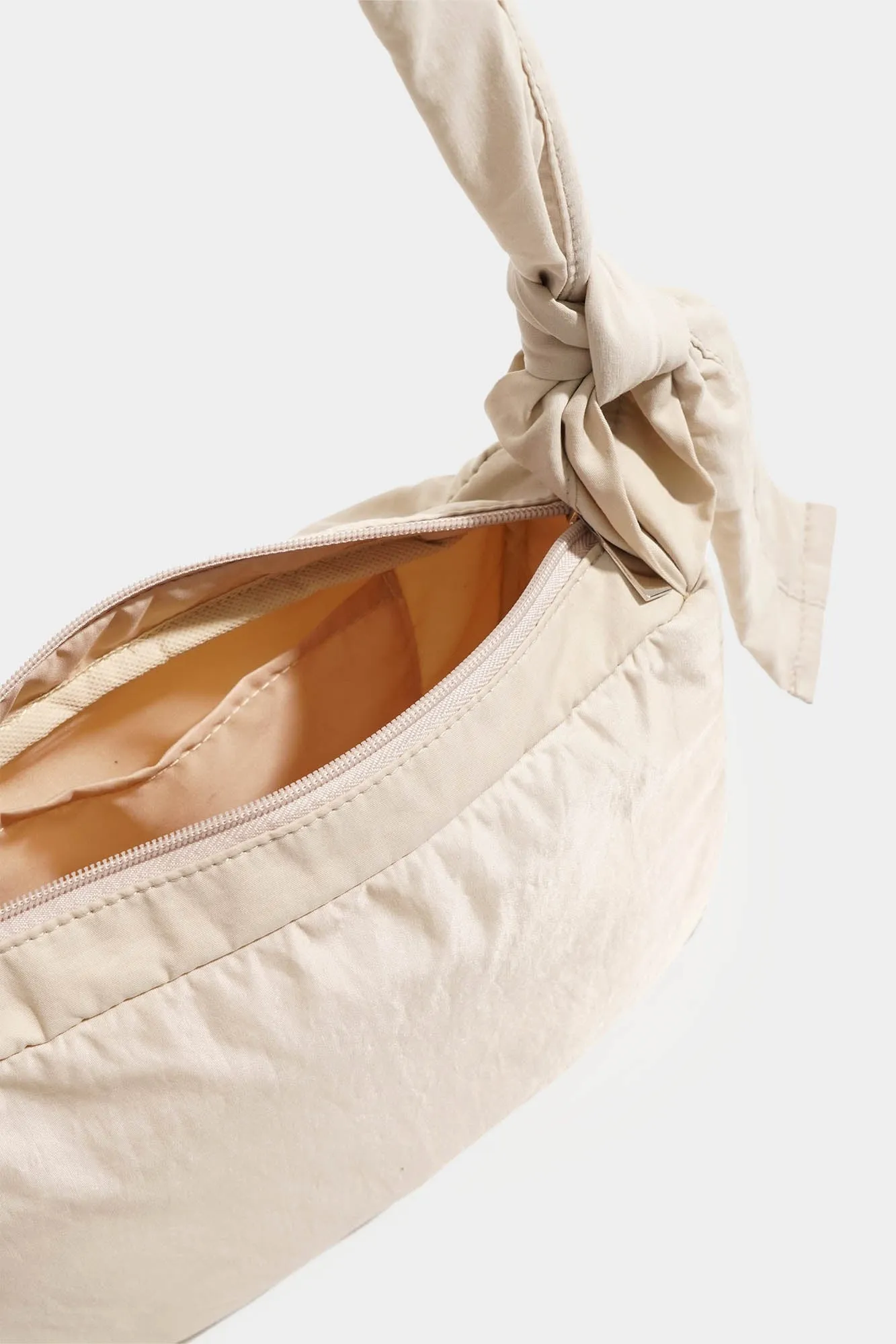 Puffy Nylon Shoulder Bag
