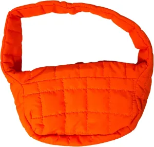 Puffy Quilted Shoulder Bag for Women - Lightweight Nylon/Poly with Zipper Closure, Padded Handbag - Ideal for Any Occasion