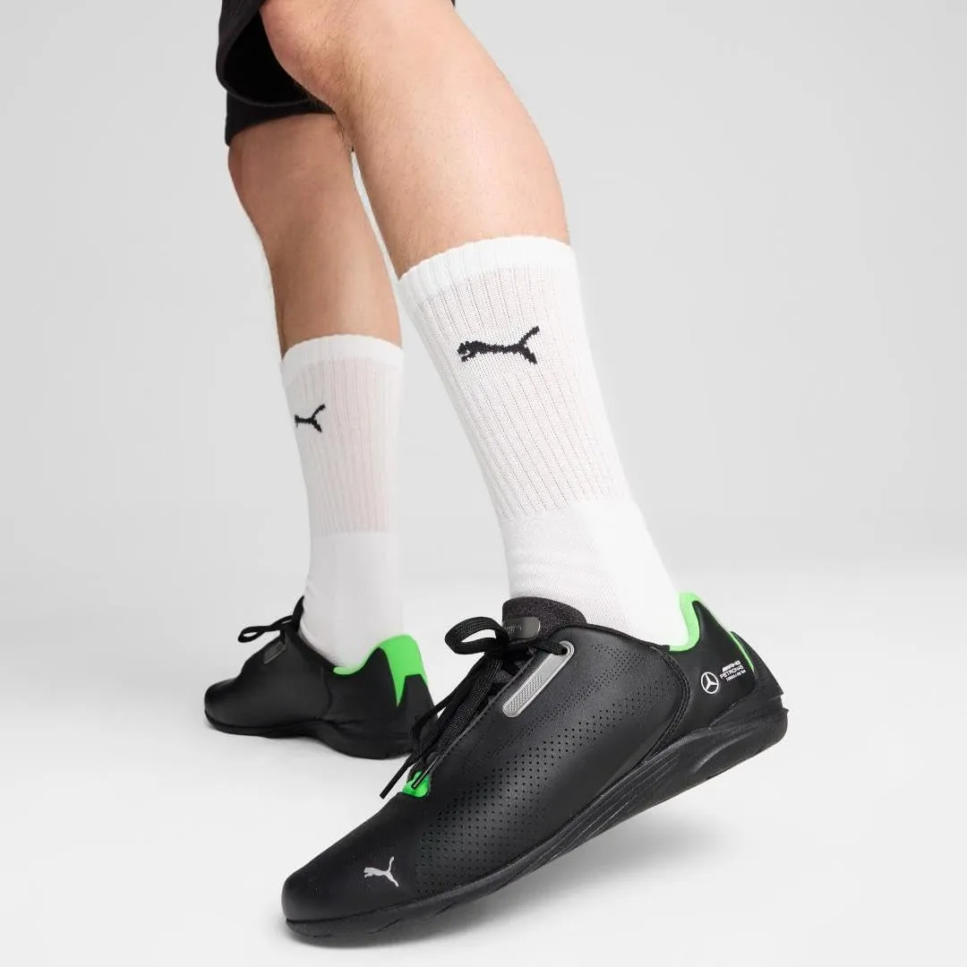 PUMA Men's Mercedes AMG Petronas F1 Drift Cat Decima Shoes, Black-Fizzy Green, 13