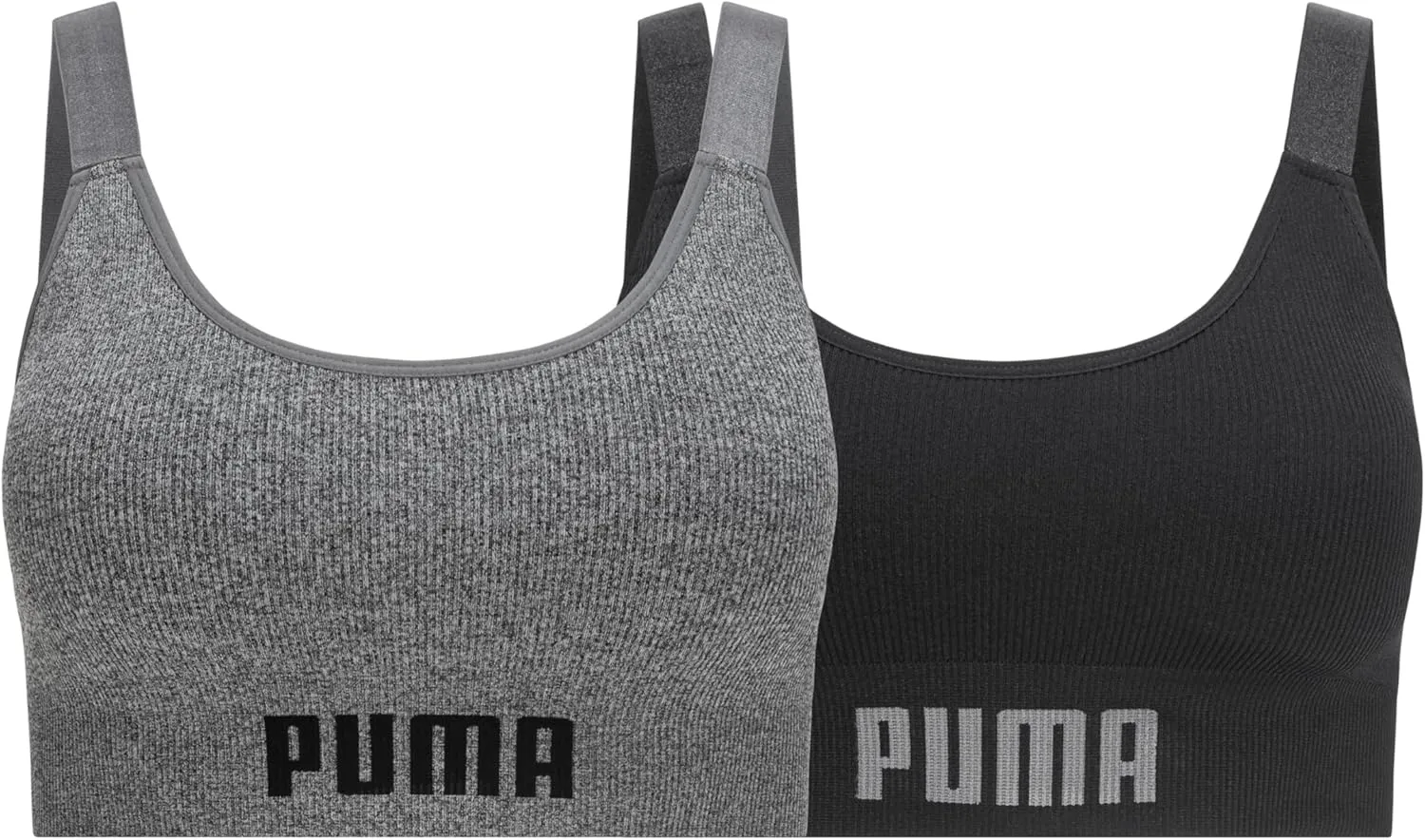 PUMA Women's 2 Pack Seamless Sports Bra