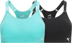 PUMA Women's 2 Pack Seamless Sports Bra