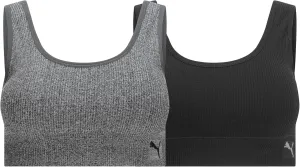 PUMA Women's 2 Pack Seamless Sports Bra