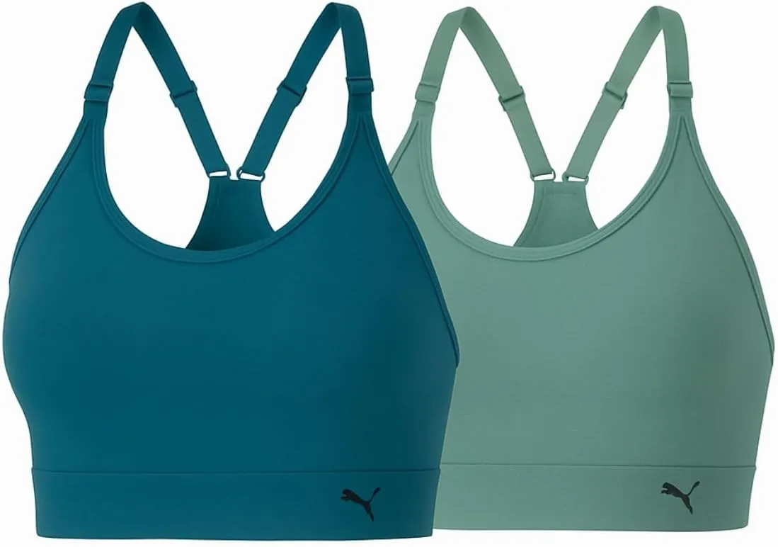 PUMA Women's 2 Pack Seamless Sports Bra