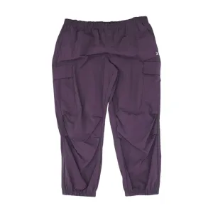 Purple Solid Active Pants