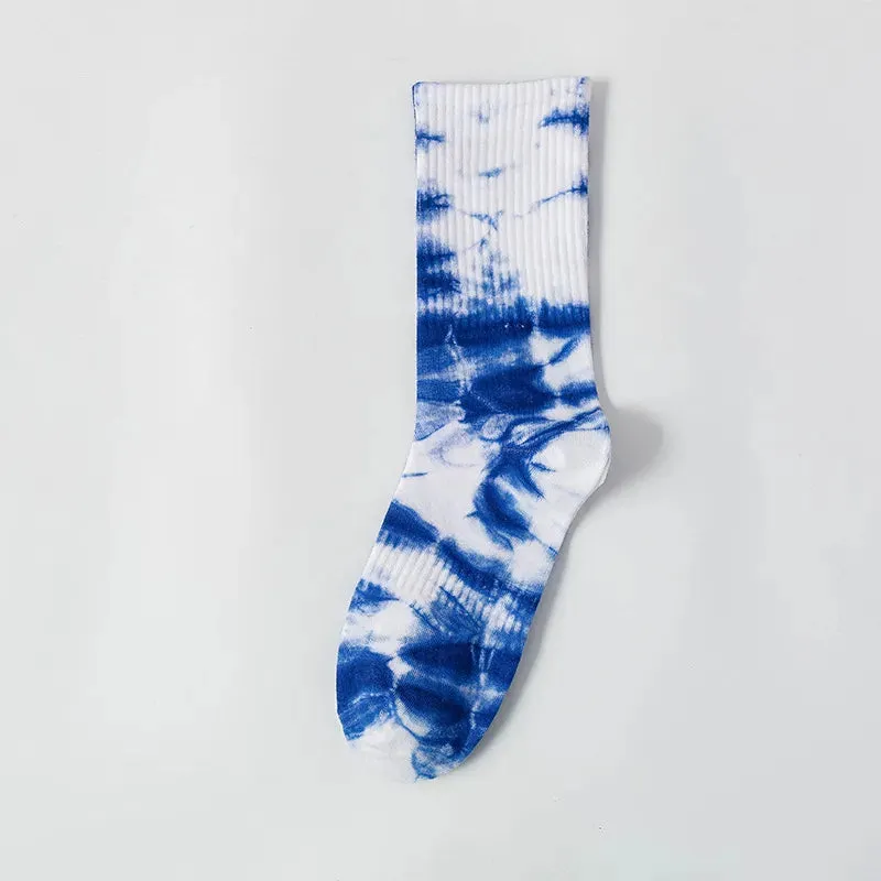 'Purple Tie-Dye' Crew Socks