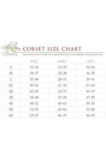 Queen Lavish Wet Look Underwire Corset