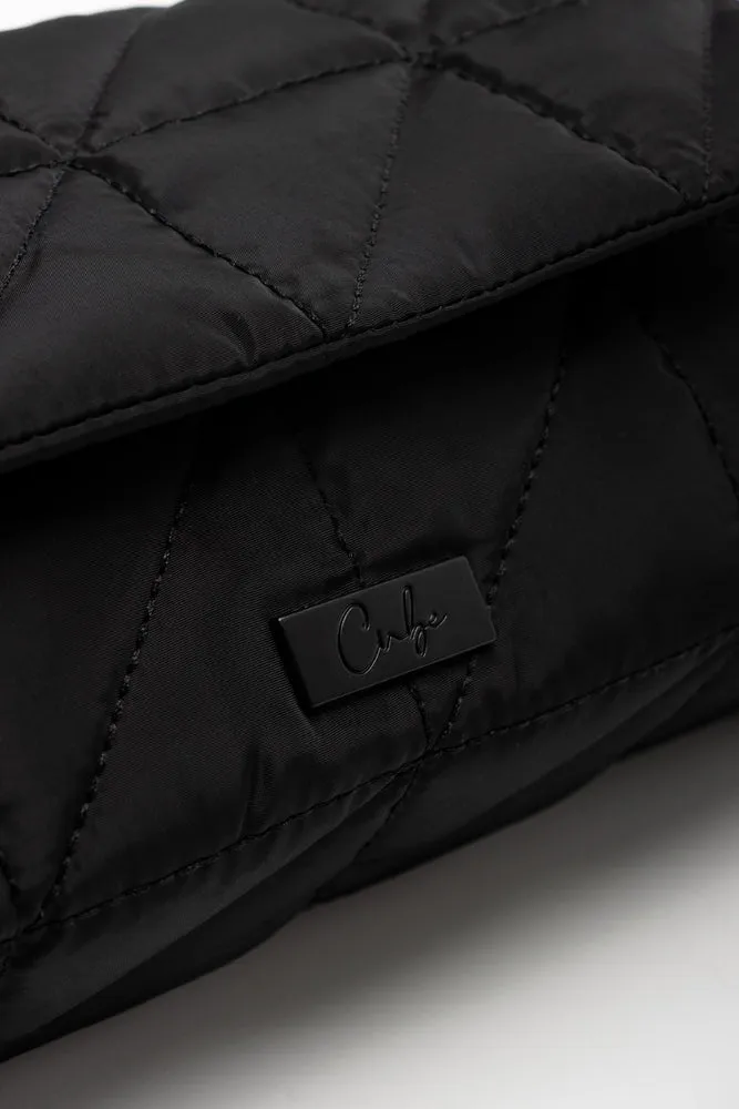 Quilted Crossbody Bag Black