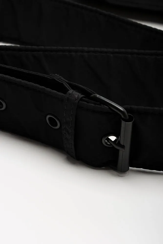 Quilted Crossbody Bag Black
