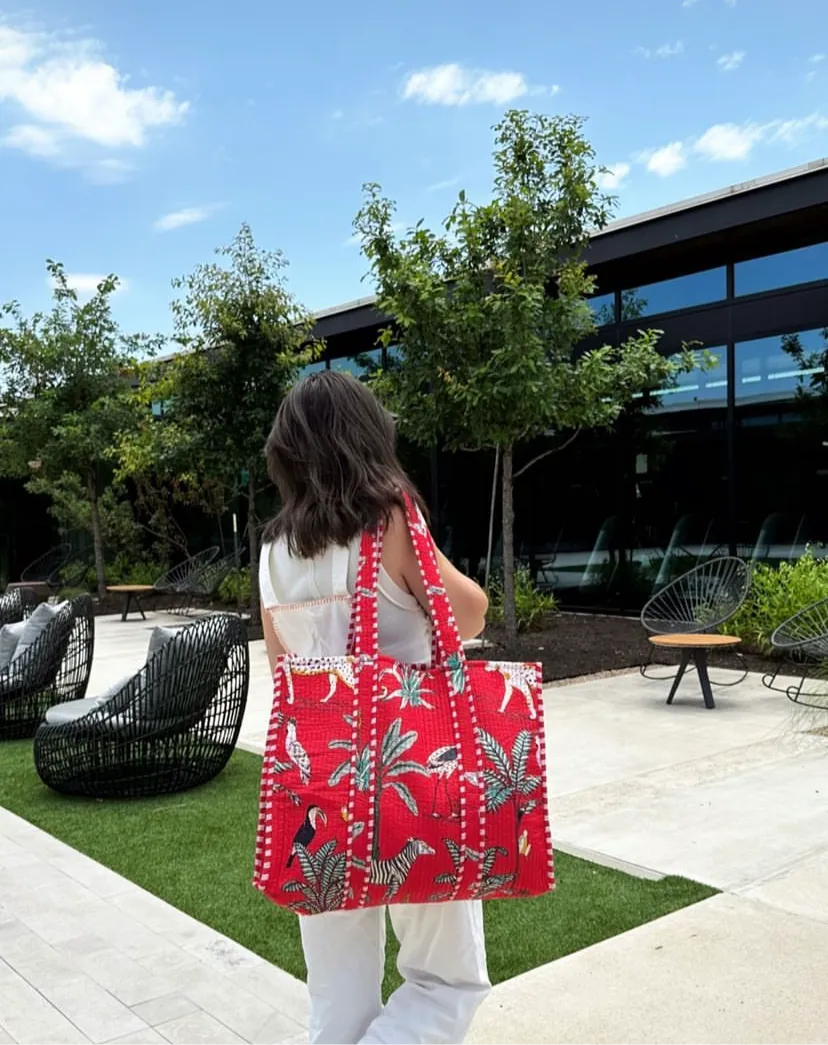 Quilted handbag