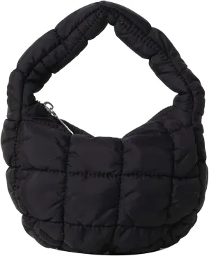 Quilted MINI Handbag and Purses Women Puffer Nylon Hobo Cotton Padded Purse Work Travel Lightweight