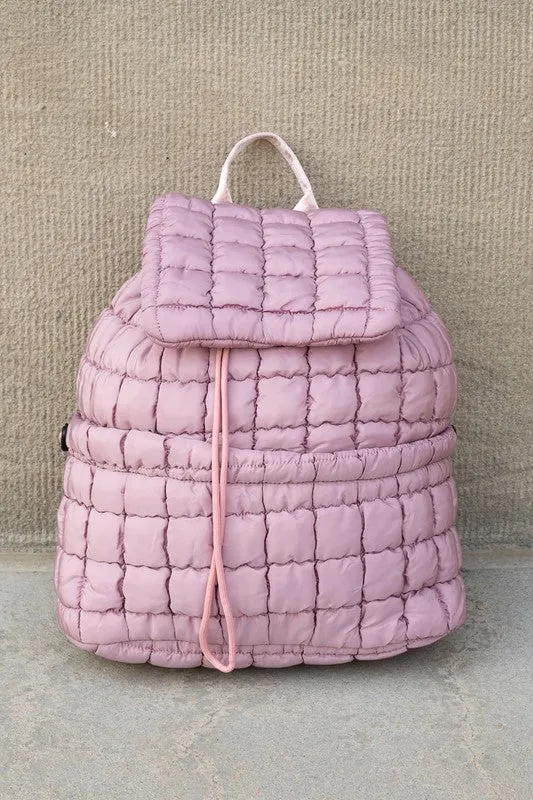 Quilted Puffer Backpack