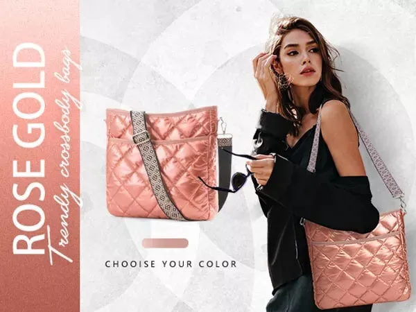 Quilted Puffer Bag for Women