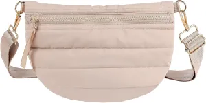 Quilted Puffer Belt Bag Puffy Sling Bag Fanny Pack Puffer Crossbody Bags Chest Belt Bum Waist Bag Purse Shoulder Bag for Women Gift