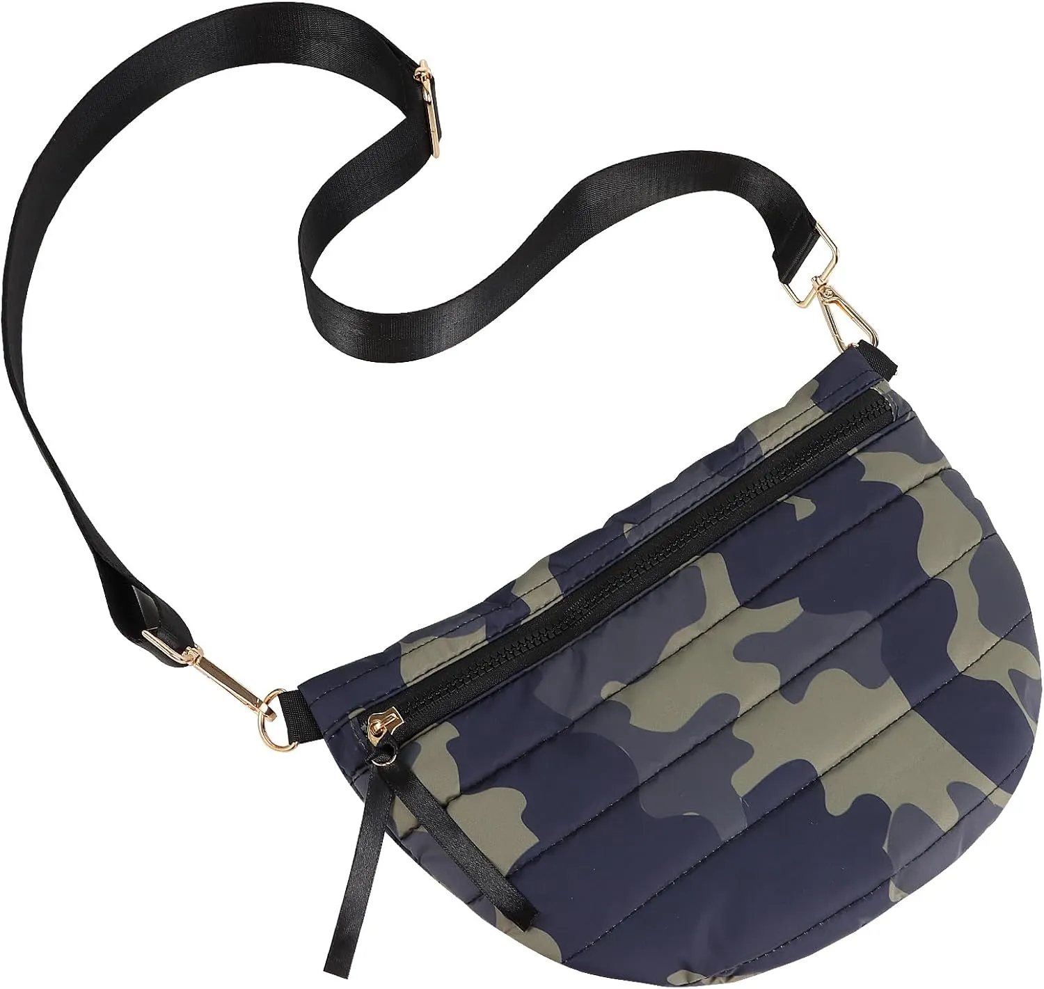 Quilted Puffer Belt Bag Puffy Sling Bag Fanny Pack Puffer Crossbody Bags Chest Belt Bum Waist Bag Purse Shoulder Bag for Women Gift