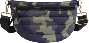 Quilted Puffer Belt Bag Puffy Sling Bag Fanny Pack Puffer Crossbody Bags Chest Belt Bum Waist Bag Purse Shoulder Bag for Women Gift
