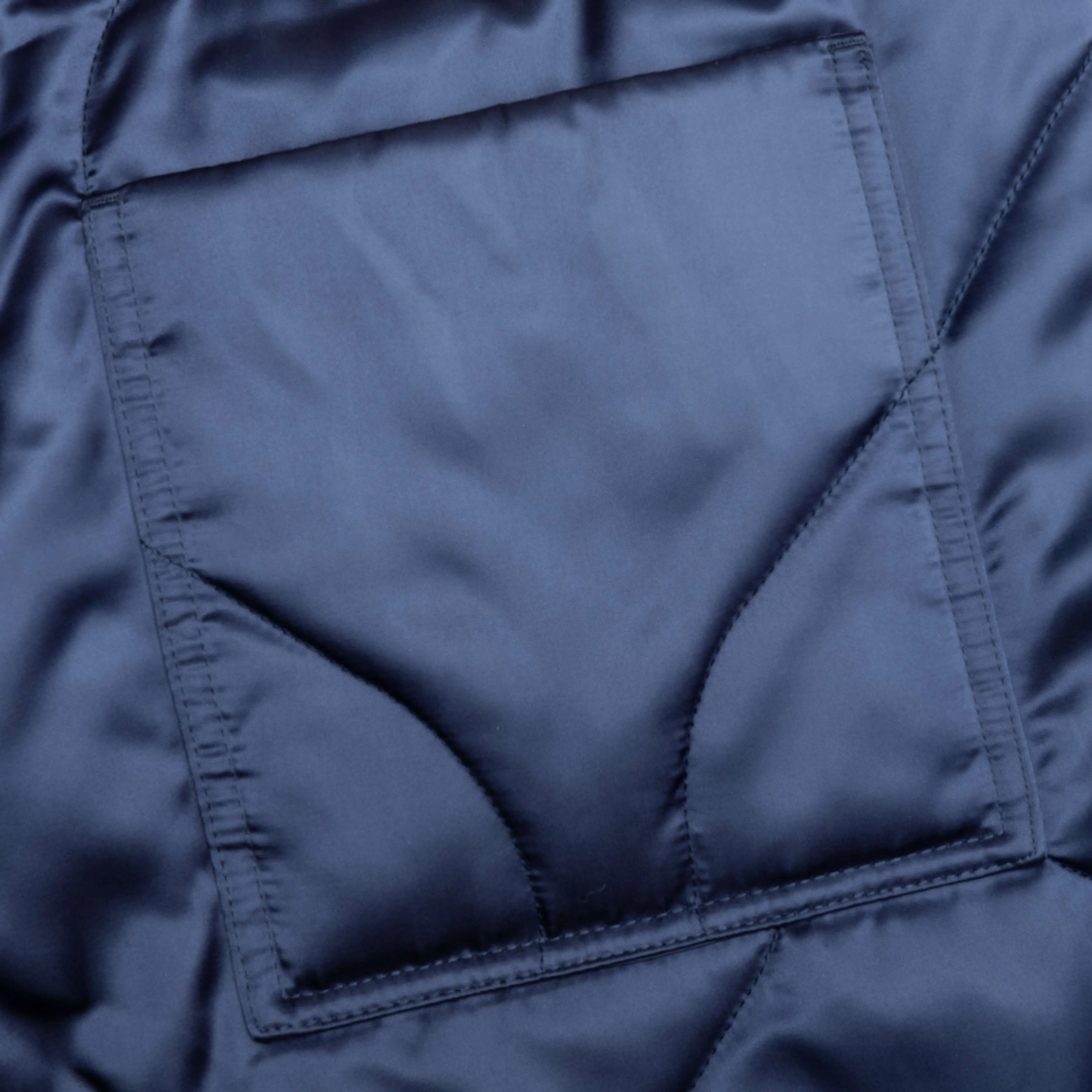 Quilted Shorts - Light Indigo