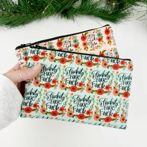 Quilted zipper bag - Sweary