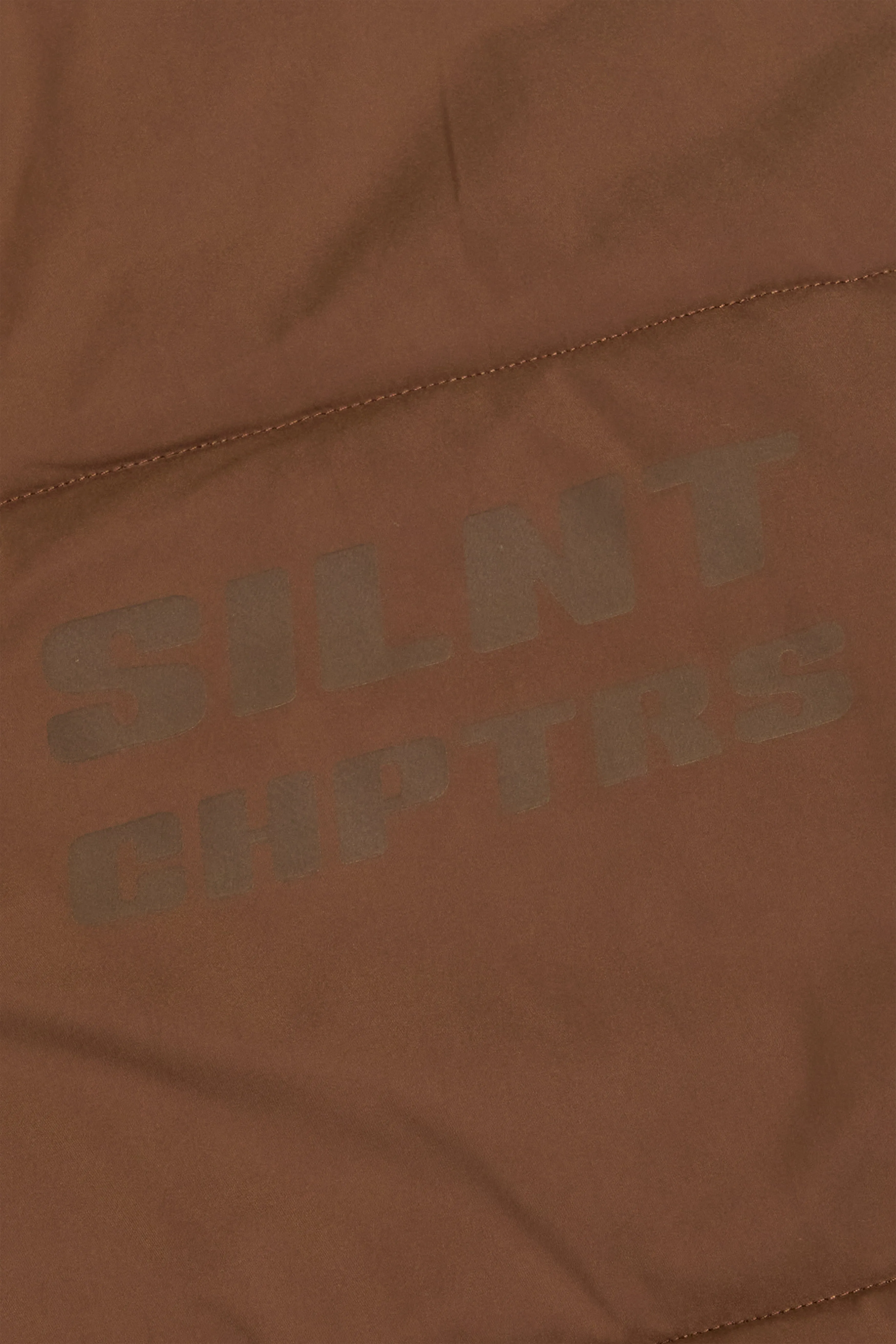 "Irregular" Brown Asymmetrical Puffer Jacket