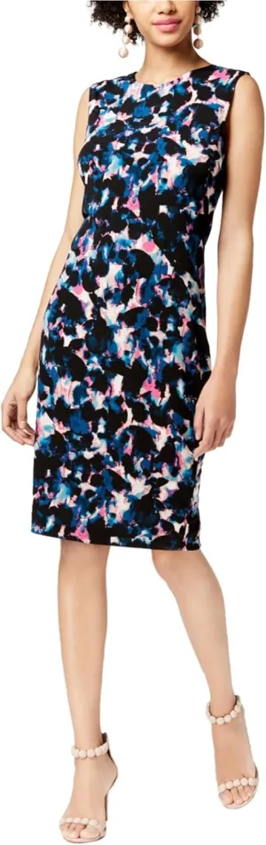 Rachel Roy Womens Draped Party Fit & Flare Dress, Multicoloured, X-Large