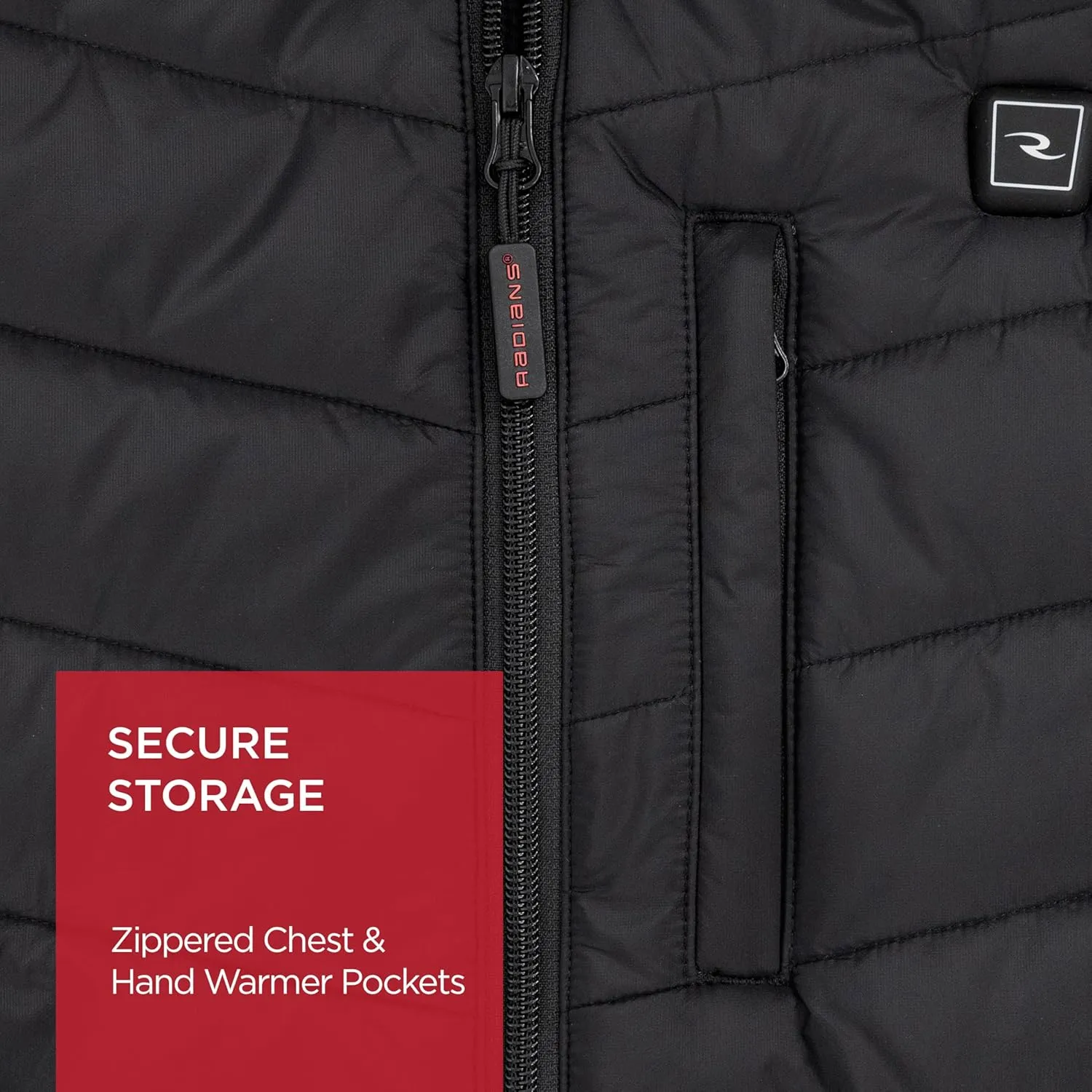 Radians Womens Rhg-v201 Heated Puffer Vest Kit With Battery