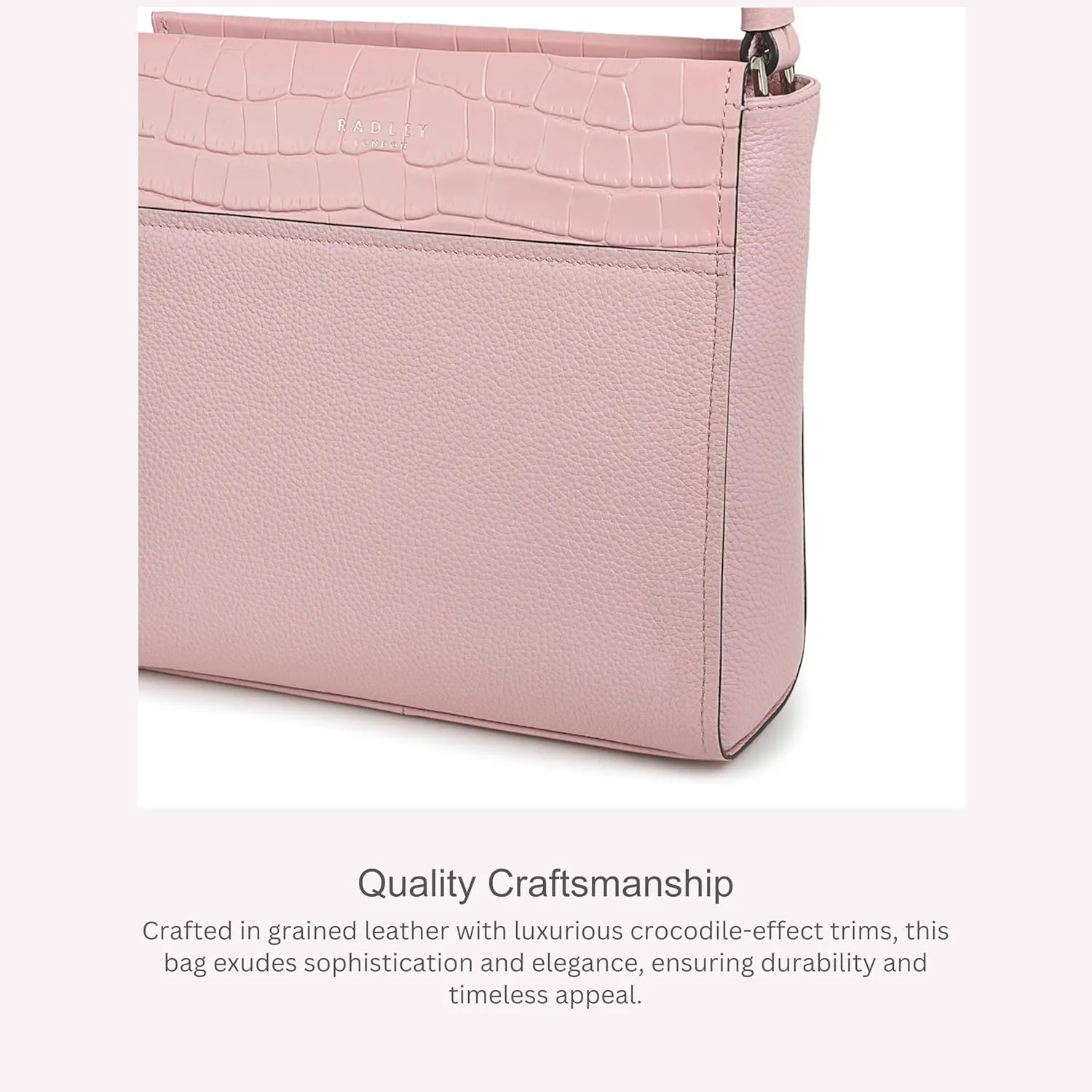 RADLEY London Downtown Women’s Small Leather Ziptop Crossbody Bag